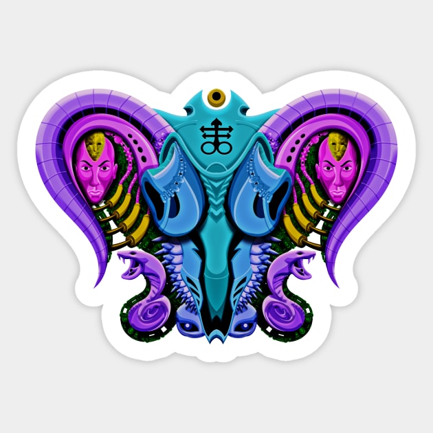 Reproductive Demon Sticker by Koko Ricky